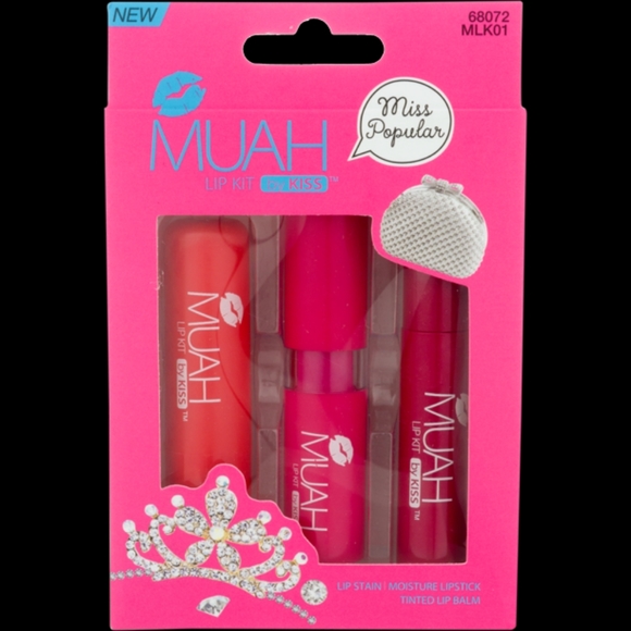 Muah by KISS Miss Popular Lip Kit, 3 pc - Picture 6 of 9